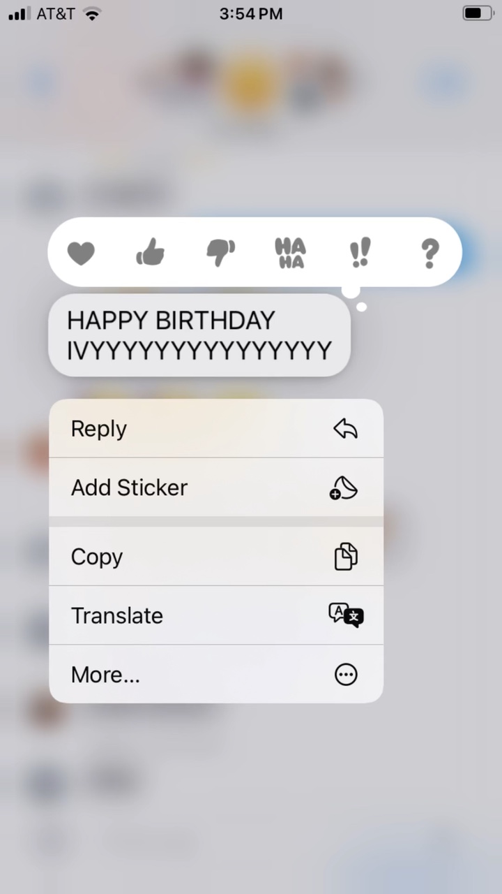 生日留言