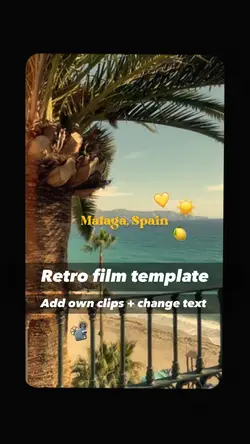 Retro film travel