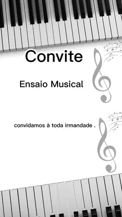convite ensaio music