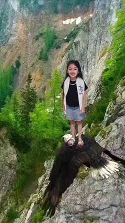Flying eagle