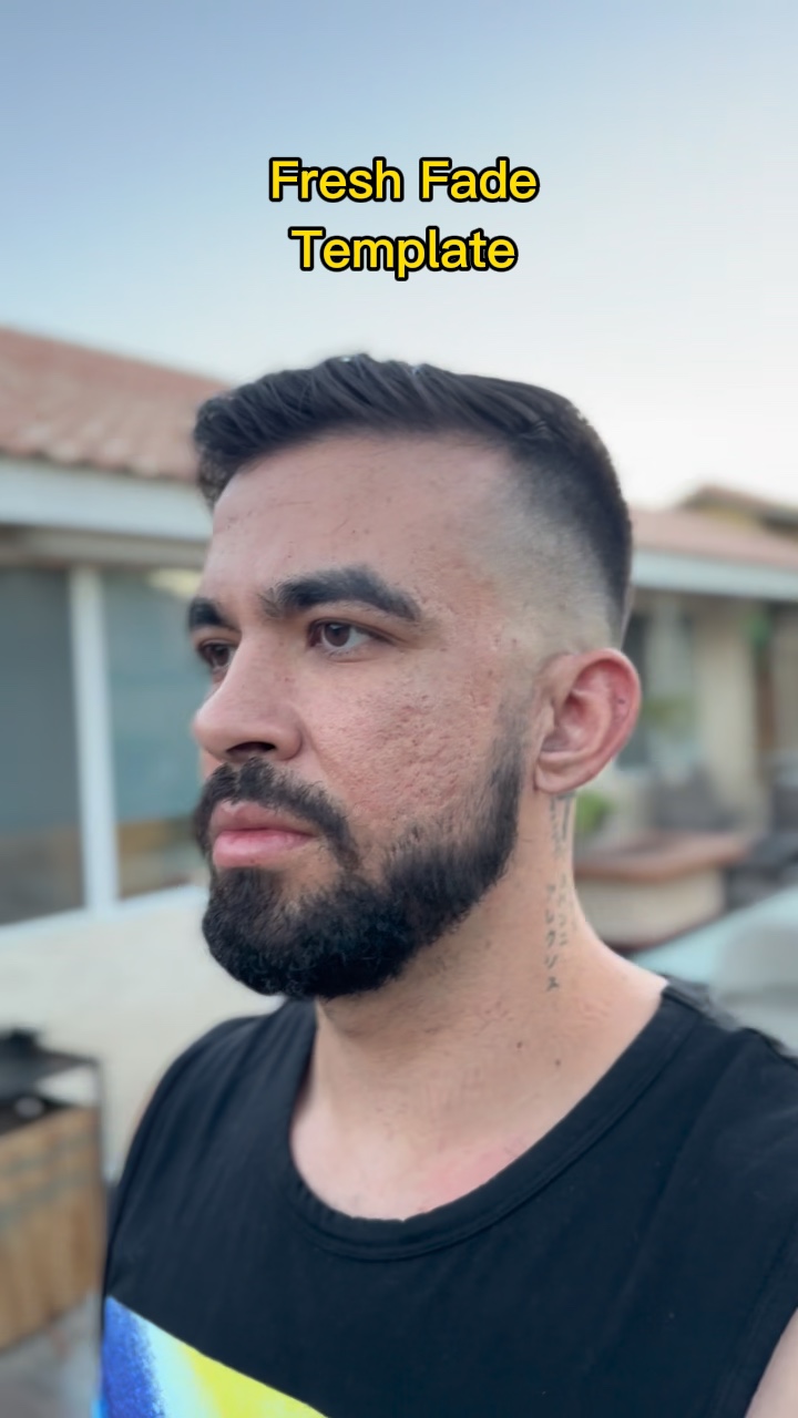 Haircut template 2