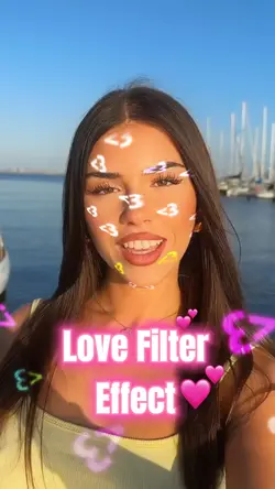 Love filter effect 🩷