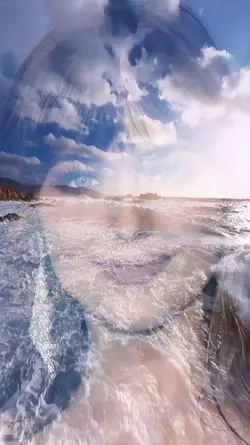 Ocean and Blue Sky 