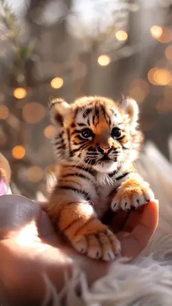 Cute tiny Ai Tiger 