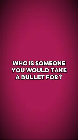 Take a bullet for