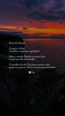 Mensagem do dia...