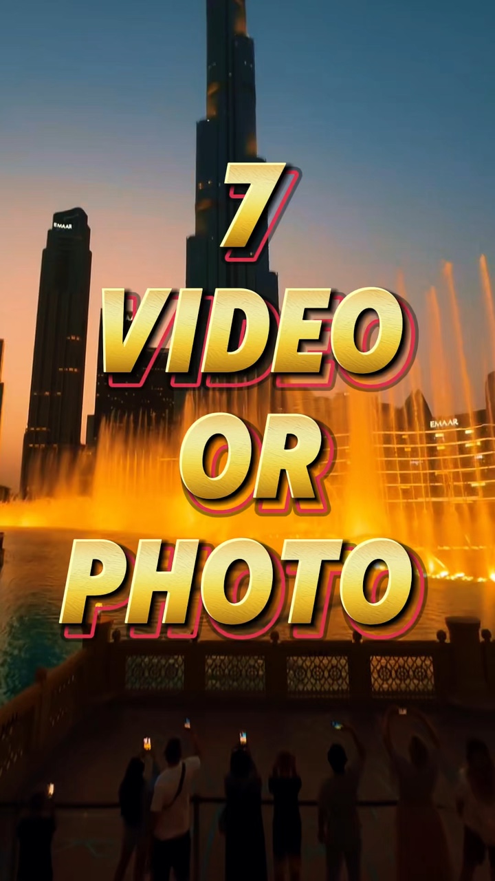 7 video o foto 