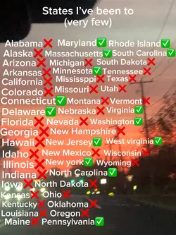states i’ve been to