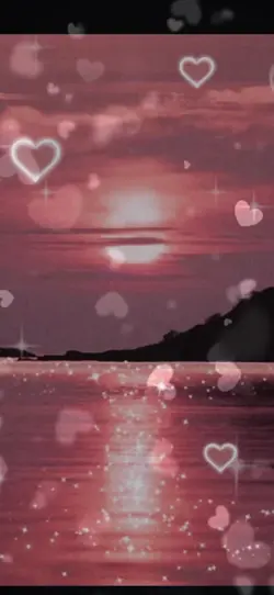 sunset heart 