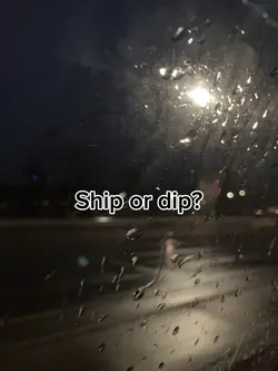 Ship or dip?
