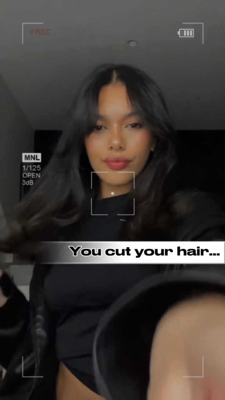 Du hast dir die Haare geschnitten...