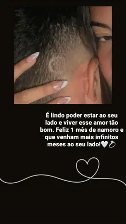 1mês de namoro