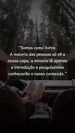 Somos como livros.