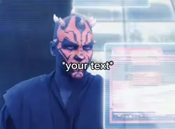 Darth maul meme