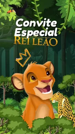 Convite Rei leão