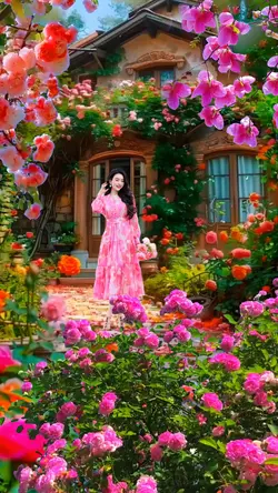 Amid the flowers