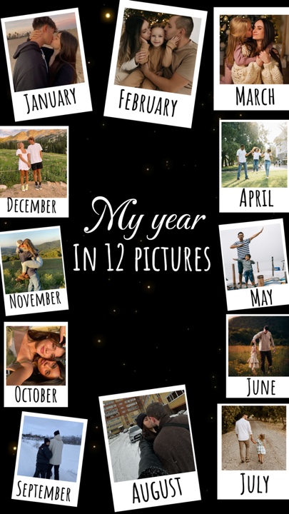 12 Monate Polaroid 