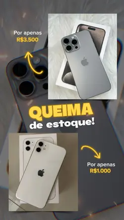 QUEIMA DE ESTOQUE!!!