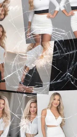 Broken Glass collage