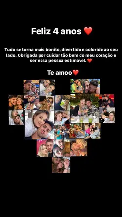 4 anos juntos..