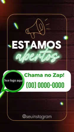 Abertos Chama no Zap