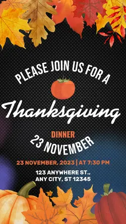 Thanksgiving Flyer 🍁