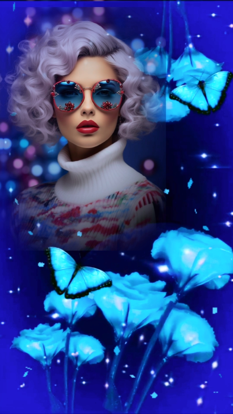 Fleur de cobalt