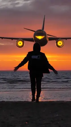 Airplane explosion 