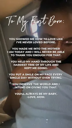 To my son: