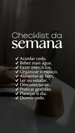 Checklist semana 