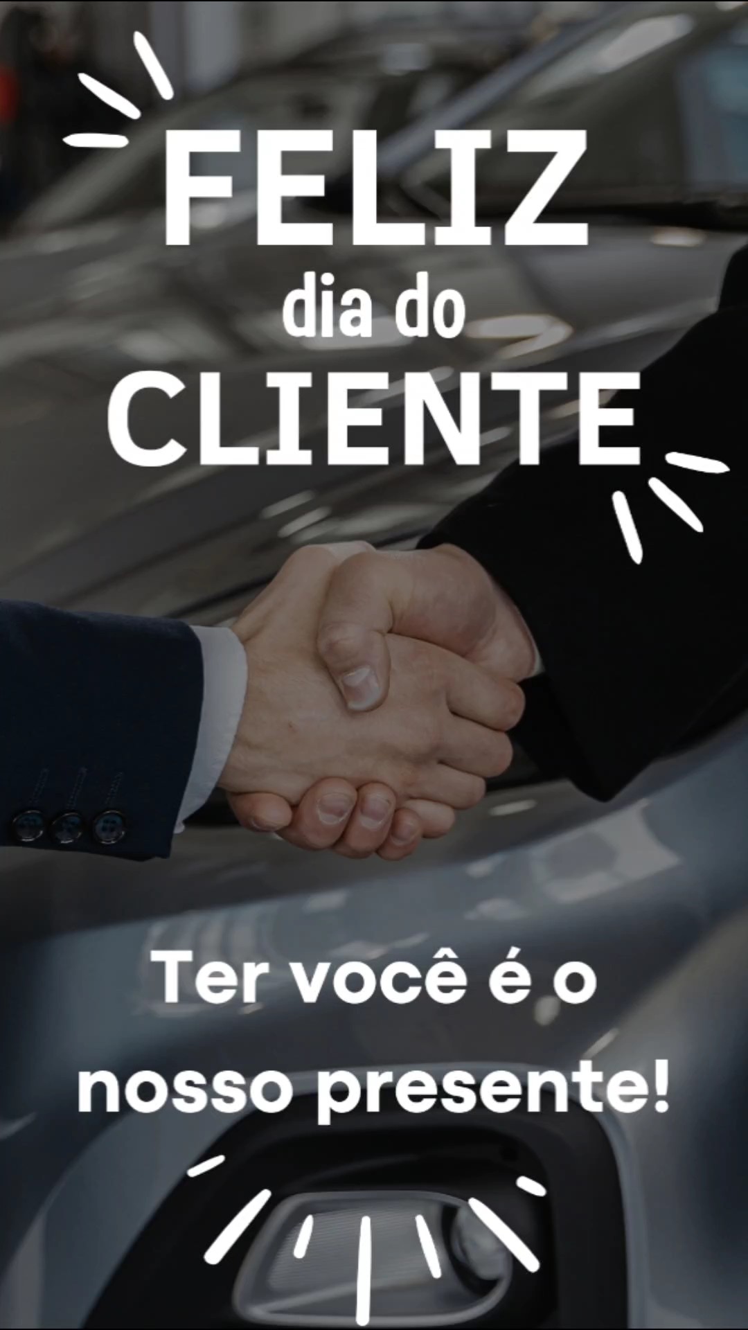 Feliz dia do cliente
