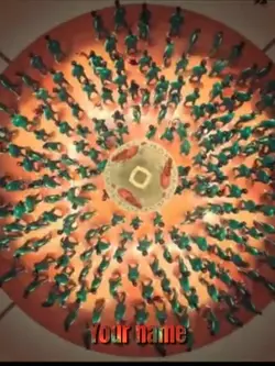 Free edit Squid game