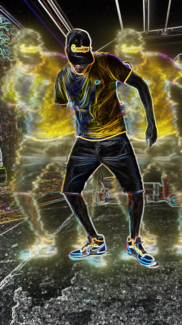 Efeito de dança brilhante ❤️‍🔥❤️‍🔥