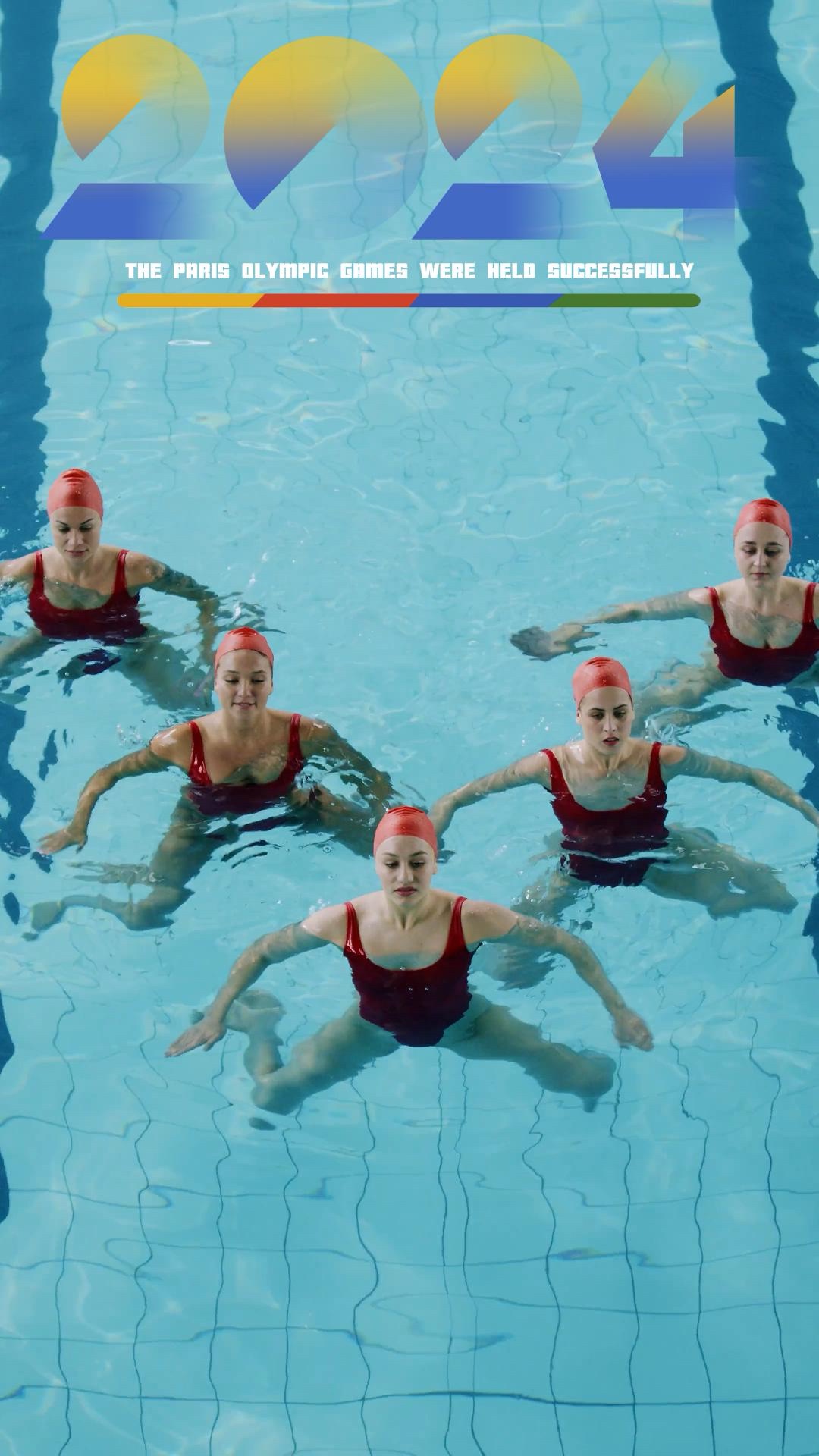 Swimming Course Sports Club Promotion Template