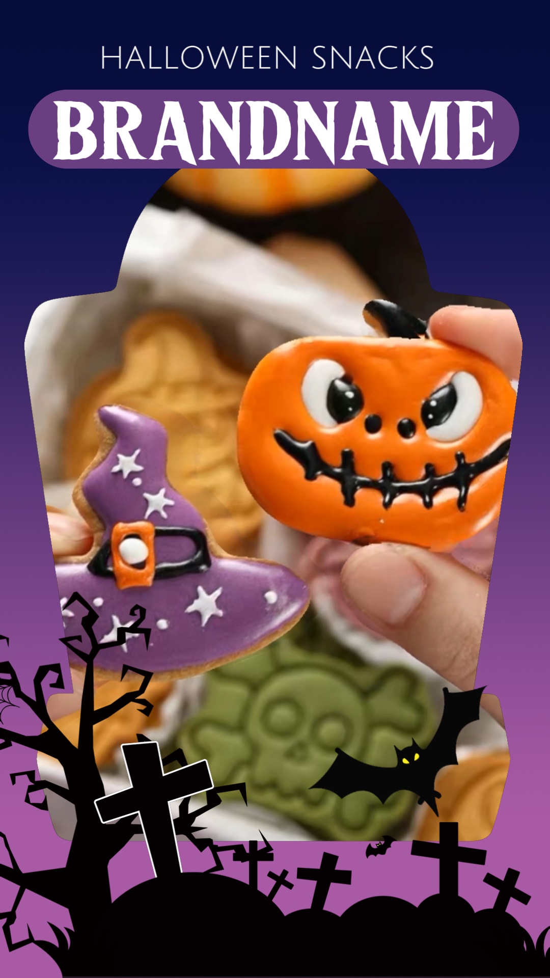 Camilan Halloween-Gaya Tiktok