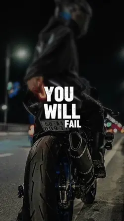 You will fail 