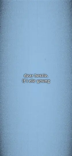 if i die young