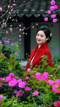 Among the flowers