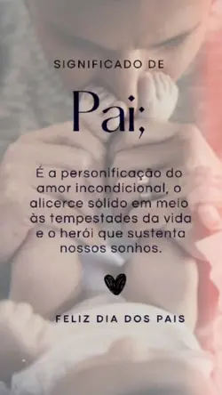 Feliz dia dos Pais