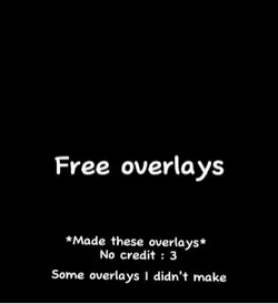 Free overlays 