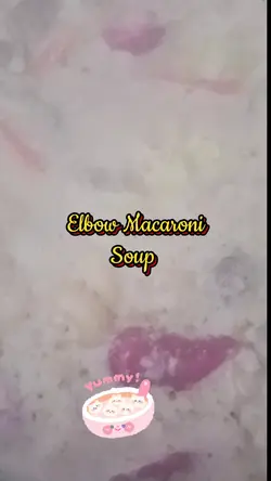 Elbow Macaroni Soup