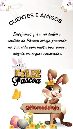 Cartão de Páscoa 