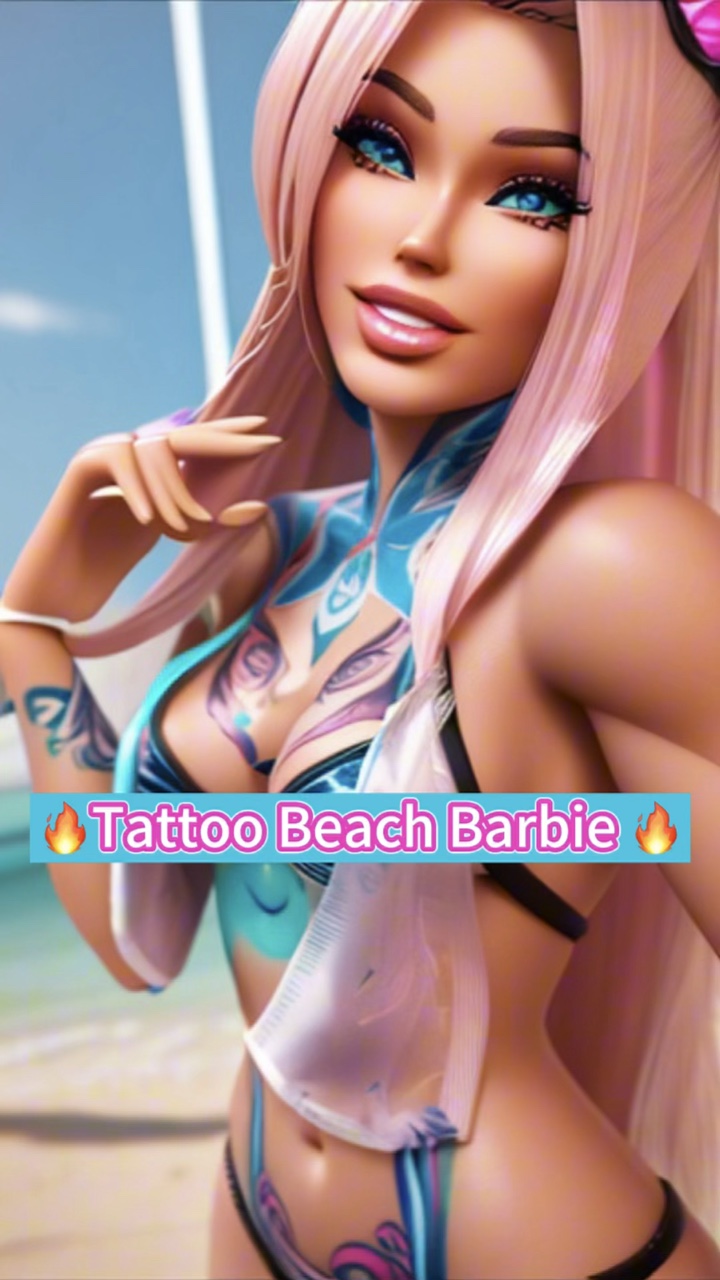 Dövme Plaj Barbie💋