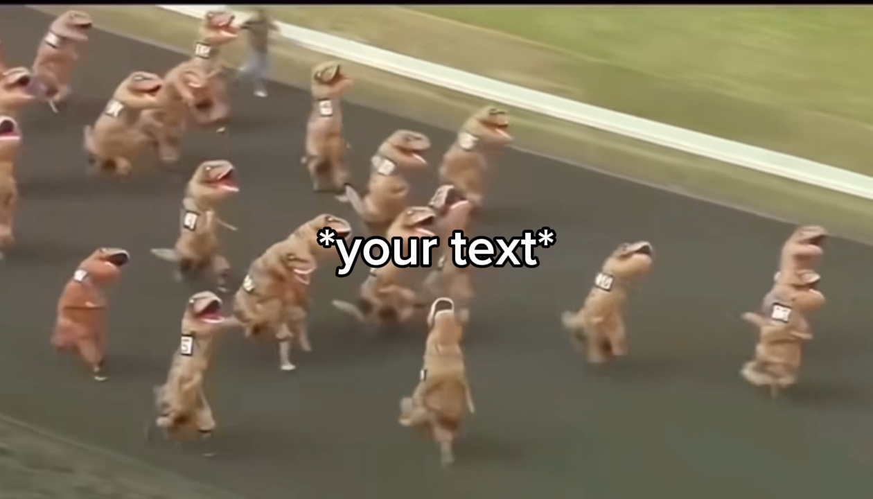 Dino run meme