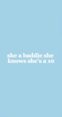 she a baddie 