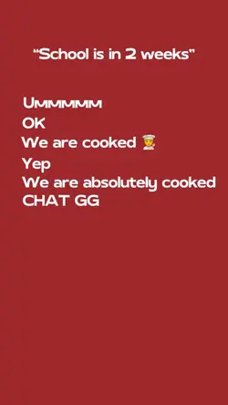 We are cooked 🧑‍🍳