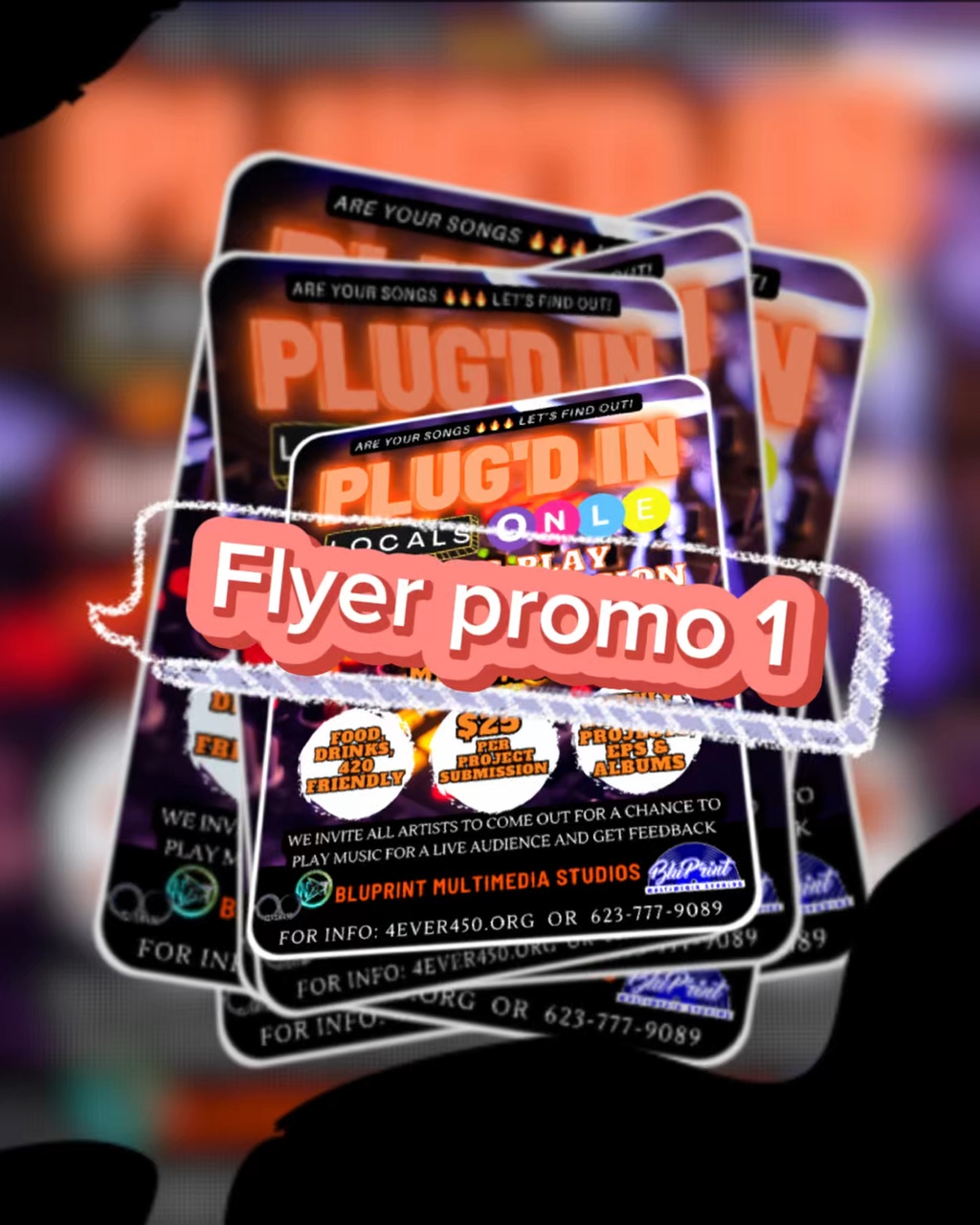 Promoção de panfleto 1