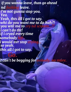 Leave…