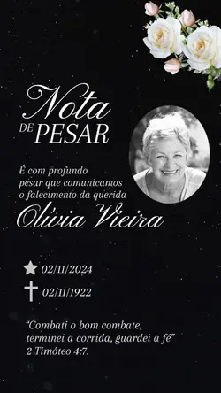 Nota de pesar…