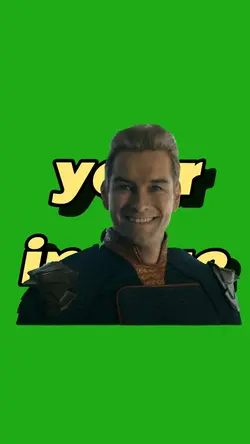 Homelander smiling